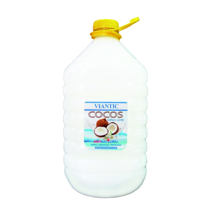 Triolist Sapun lichid pentru maini cu crema Antibacterian Cocos 5л